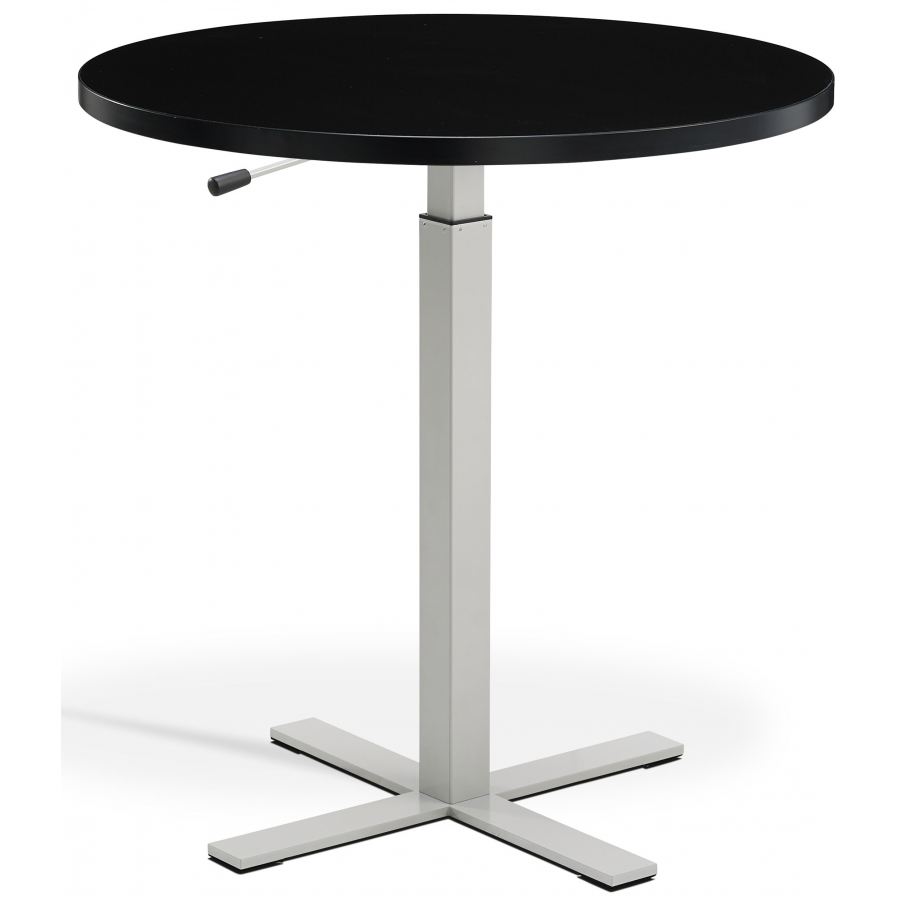 Boost Gas Lift Single Leg Table for Round Tops